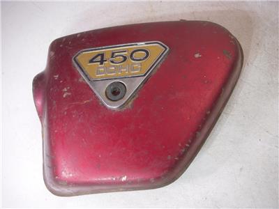 1968-69 CB450 CL450 450 HONDA LEFT Side Cover used SC-619 (L-TOP)