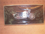 TRIUMPH BONNEVILLE 750 WALL HANGER PLAQUE FO-633 COLLECTIBLE (A5)