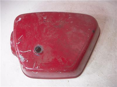 1968-70 CB350 350 HONDA RED LEFT Side Cover used SC-634 (L-TOP)