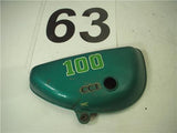 1973-77 Suzuki TC100 TC 100 GREEN Right Side Cover WSC-63 (Q4)