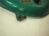 1973-77 Suzuki TC100 TC 100 GREEN Right Side Cover WSC-63 (Q4)