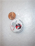 Bikers Against Manslaughter 1-800-4-Bikers 24 Hours Vintage Pin used Collectible (Q-3)