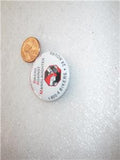 Bikers Against Manslaughter 1-800-4-Bikers 24 Hours Vintage Pin used Collectible (Q-3)