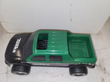 TONKA GREEN PLASTIC #70 RACING 16 INCH TRUCK USED Toy (9324-6 ts-b4)