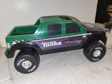 TONKA GREEN PLASTIC #70 RACING 16 INCH TRUCK USED Toy (9324-6 ts-b4)