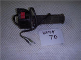 1987 XT350 YAMAHA RIGHT HANDLEBAR SWITCH KILL USED WHH-70 (Q3)