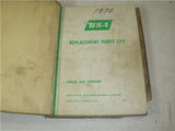 1970 BSA Parts/Spares Catalog (qty4) B25 B44 A65 A75 Parts Binder used BOOK (man-F2)