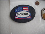 4 Honda Vintage Motorcycle Patches Bike Memorabilia used Collectible (8824-70 ts-b2)