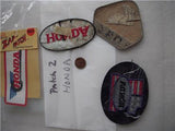 4 Honda Vintage Motorcycle Patches Bike Memorabilia used Collectible (8824-70 ts-b2)