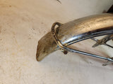 1965-66 YDS3 YM1 YAMAHA Front Fender with Brace/Support USED 11626-71 C2/3