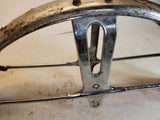 1965-66 YDS3 YM1 YAMAHA Front Fender with Brace/Support USED 11626-71 C2/3