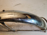 1965-66 YDS3 YM1 YAMAHA Front Fender with Brace/Support USED 11626-71 C2/3
