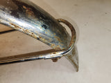 1965-66 YDS3 YM1 YAMAHA Front Fender with Brace/Support USED 11626-71 C2/3