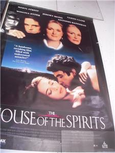 THE HOUSE OF THE SPIRITS GLENN CLOSE MERYL STREEP MOVIE POSTER 40X27 USED PO-74 COLLECTIBLE (f17)