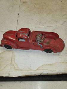 Hubley Kiddie Toy 474 Wrecker 1950's Tin Toy USED Collectible (8824-78 ts-b2)