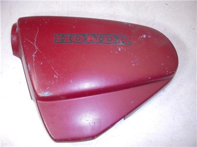 1979-80 Honda CX500C Repaint Red LEFT Side Cover used SC-796 (L-TOP)