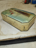 THE QUEEN MARY BENSONS CANDY TIN USED 1950'S Collectible (8824-79 ts-b2)