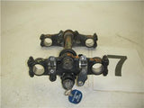 1993 KLR650 KLR 650 KAWASAKI UPPER LOWER TRIPLE TREE SUSPENSION USED WTREE-7 (Q5-BIN1)