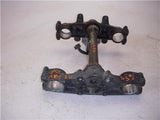 1993 KLR650 KLR 650 KAWASAKI UPPER LOWER TRIPLE TREE SUSPENSION USED WTREE-7 (Q5-BIN1)