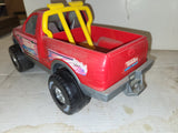 TONKA RED PLASTIC #4770 WAVE RACER 16" TRUCK USED Toy (9324-7 ts-b4)