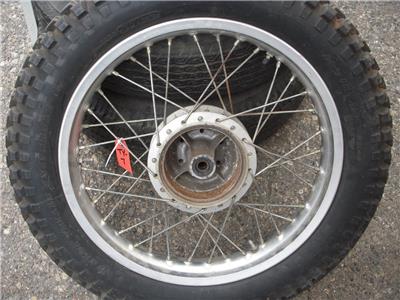 TY250 250 Yamaha TRIALS 250 REAR RIM WHEEL 18 INCH USED TY-7 (wall)