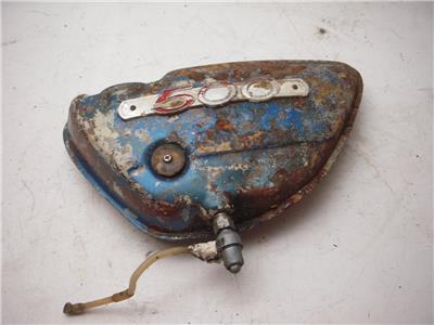 1971 T500 SUZUKI USED OIL TANK 81016-17 (A28)