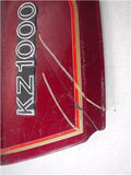 1981-83 Kawasaki KZ1000 J Maroon LEFT Side Cover used SC-810 (L-TOP)