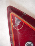 1981-83 Kawasaki KZ1000 J Maroon LEFT Side Cover used SC-810 (L-TOP)