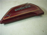 1981-83 Kawasaki KZ1000 J Maroon LEFT Side Cover used SC-810 (L-TOP)