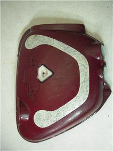 1970-75 Honda CB750 CB 750 Oil Tank Right Maroon Side Cover used SC-818 (L-TOP)