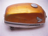 1970-71 CB175 K4 K5 HONDA 175 FUEL GAS TANK W/ CAP VALVE USED FO-833 A52