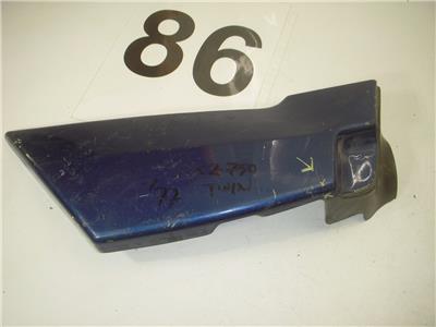 1977-78 Kawasaki KZ750 Right Body Side Cover Repaint Blue Used WSC-86 (Q4)