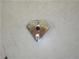 87126-300-405 CB750 K1-K5 750 NOS HONDA BATTERY SIDE COVER RED DIAMOND EMBLEM (RED125)