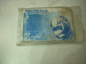 1987 VT1100C SHADOW 1100 HONDA OWNERS MANUAL BOOK (blue-4)