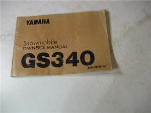 1976 GS340 SNOWMOBILE YAMAHA OWNERS MANUAL 8A0-28199 BOOK (blue-2)