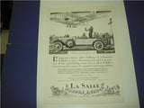CADILLAC LASALLE FLEETWOOD SERIES 60 AUTOMOTIVE ADVERTISEMENT AD PRINT USED AD-8 COLLECTIBLE (f17)