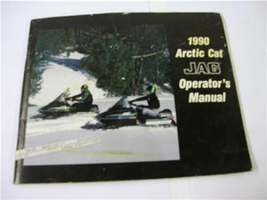 1990 ARCTIC CAT SNOWMOBILE JAG OWNERS MANUAL BOOK (blue-1)