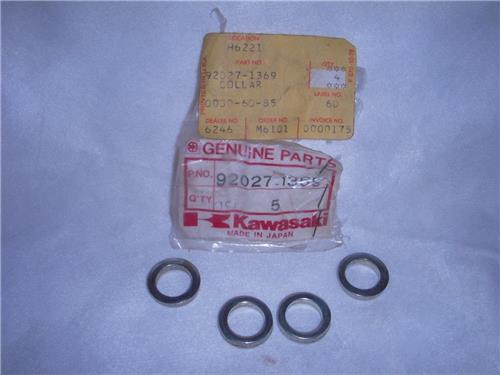 92027-1369 (4) GEAR CHANGE COLLAR NOS KAWASAKI 1981-82 KZ305 (red123)