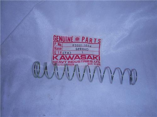 92081-1034 (2) THROTTLE VALVE SPRING NOS KAWASAKI 1978-79 KZ200 (red123)