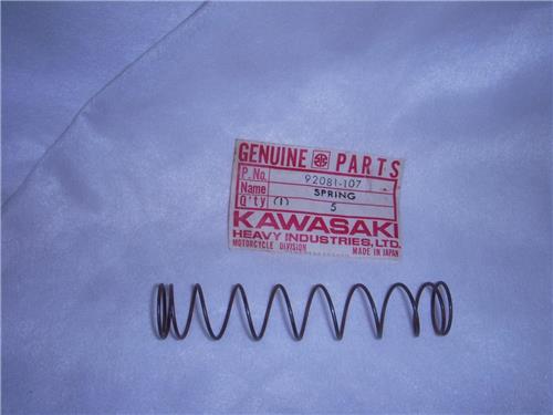 92081-107 (7) TENSION SPRING NOS KAWASAKI 1973-81 Z1 KZ900 KZ1000 (red123)