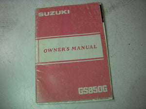 1983 GS850G 850 SUZUKI OWNERS MANUAL 99011-45131 BOOK (blue-3)