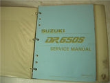 1992 Suzuki DR650S DR650 S Dual Sport Binder Manual 99500-46022 BOOK (man-g)