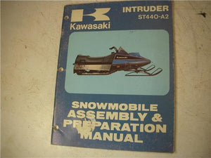 1978 Kawasaki ST440 440 Intruder Assembly Prep Snowmobile Manual 99964-3511 BOOK (man-g)