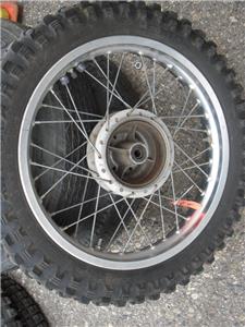 TY250 250 Yamaha TRIALS 250 REAR RIM WHEEL 18 INCH USED TY-9 (wall)