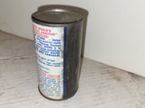 NITRO 9 MOTORCYCLE ADDITIVE 4 OUNCE TIN VINTAGE OIL CAN FULL USED Collectible (wayne)