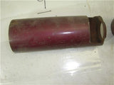 1972-73 CB350 350 Honda Pair Maroon Lower Fork Covers Used WEAR-9 V2
