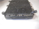 1989 FZR600 600 YAMAHA RADIATOR USED WCOOL-09 (S4)