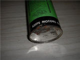 PYROIL POLARIZED CONE TOP HEAT PROOF LUBE VINTAGE EMPTY TIN QUART CAN USED COLLECTIBLE (c58-oil7A)