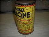 SHALER RISLONE IMPERIAL CANADA QUART VINTAGE EMPTY TIN CAN USED COLLECTIBLE (c58-oil7B)