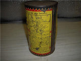 SHALER RISLONE IMPERIAL CANADA QUART VINTAGE EMPTY TIN CAN USED COLLECTIBLE (c58-oil7B)